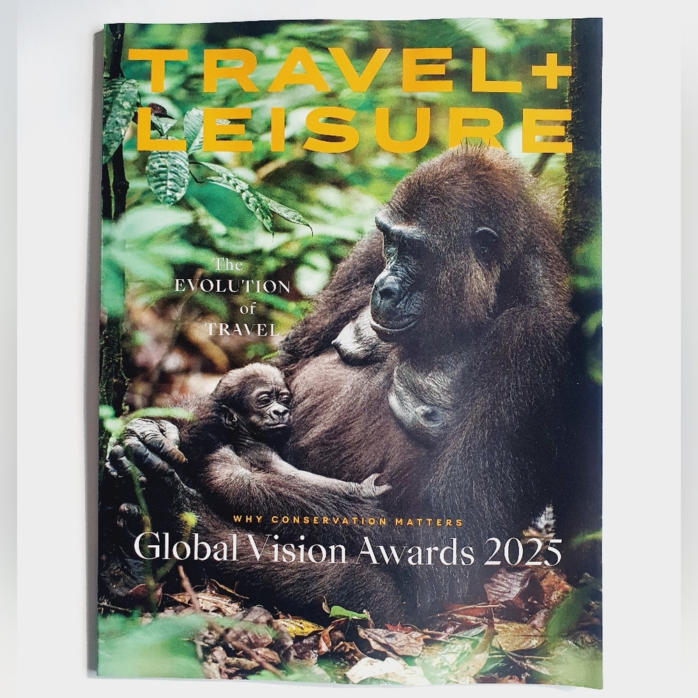 Travel + Leisure Magazine April, 2025 Global Vision Awards 2025 Evolution Travel